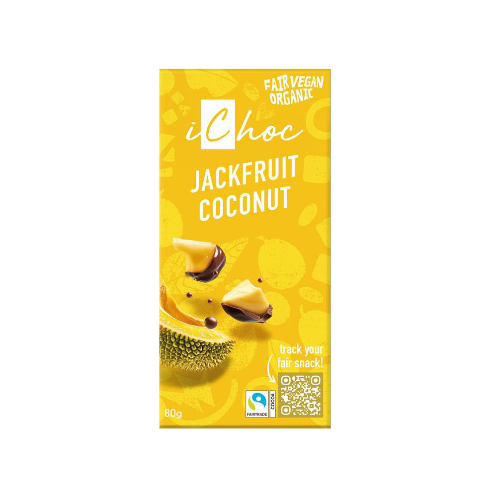 Jackfruit Lemon Coconut Chocolate Organic Vegan 80g