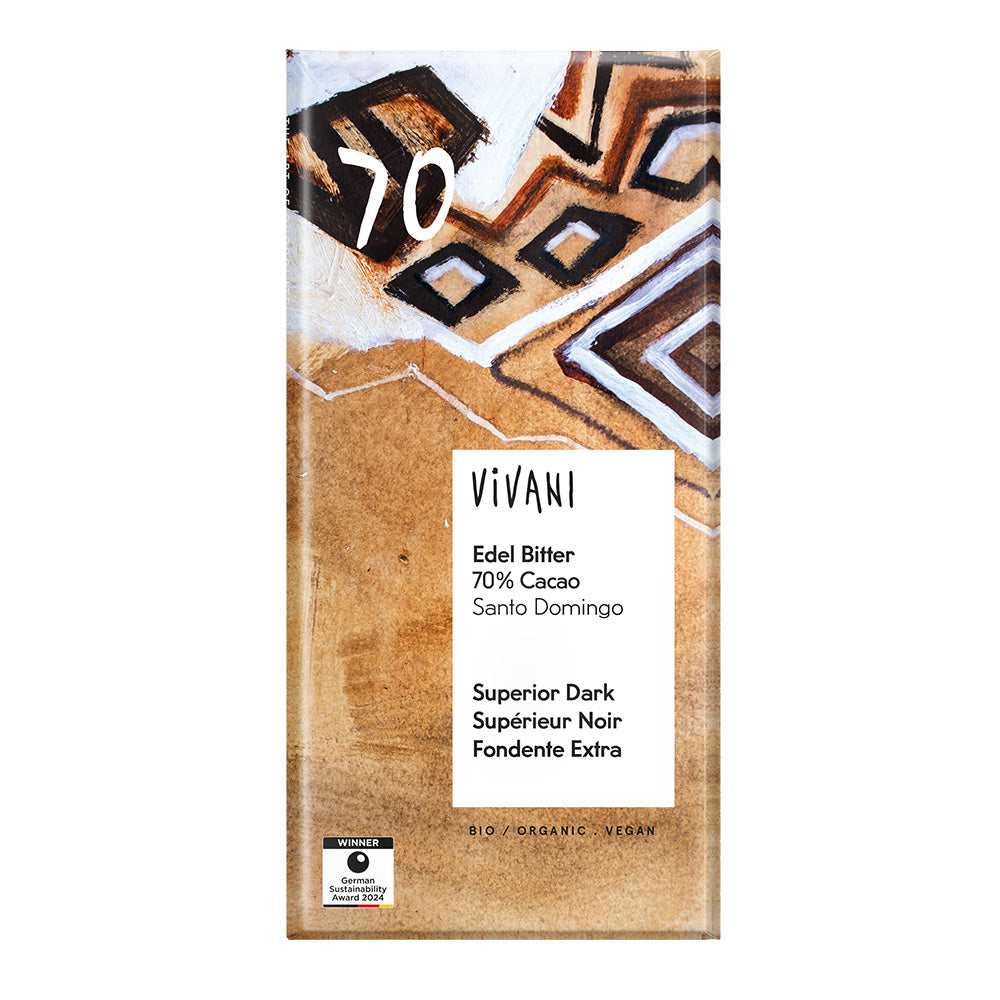Dark 70% Superior Chocolate Vegan Organic 100g