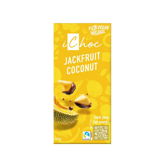 Jackfruit Lemon Coconut Chocolate Organic Vegan 80g