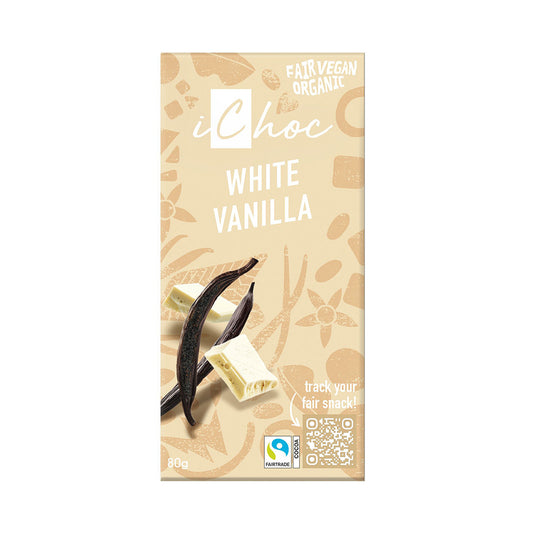 White Vanilla Chocolate Vegan Organic 80g