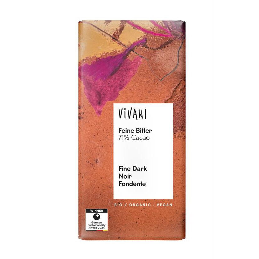Dark 71% Chocolate Vegan Organic 100g