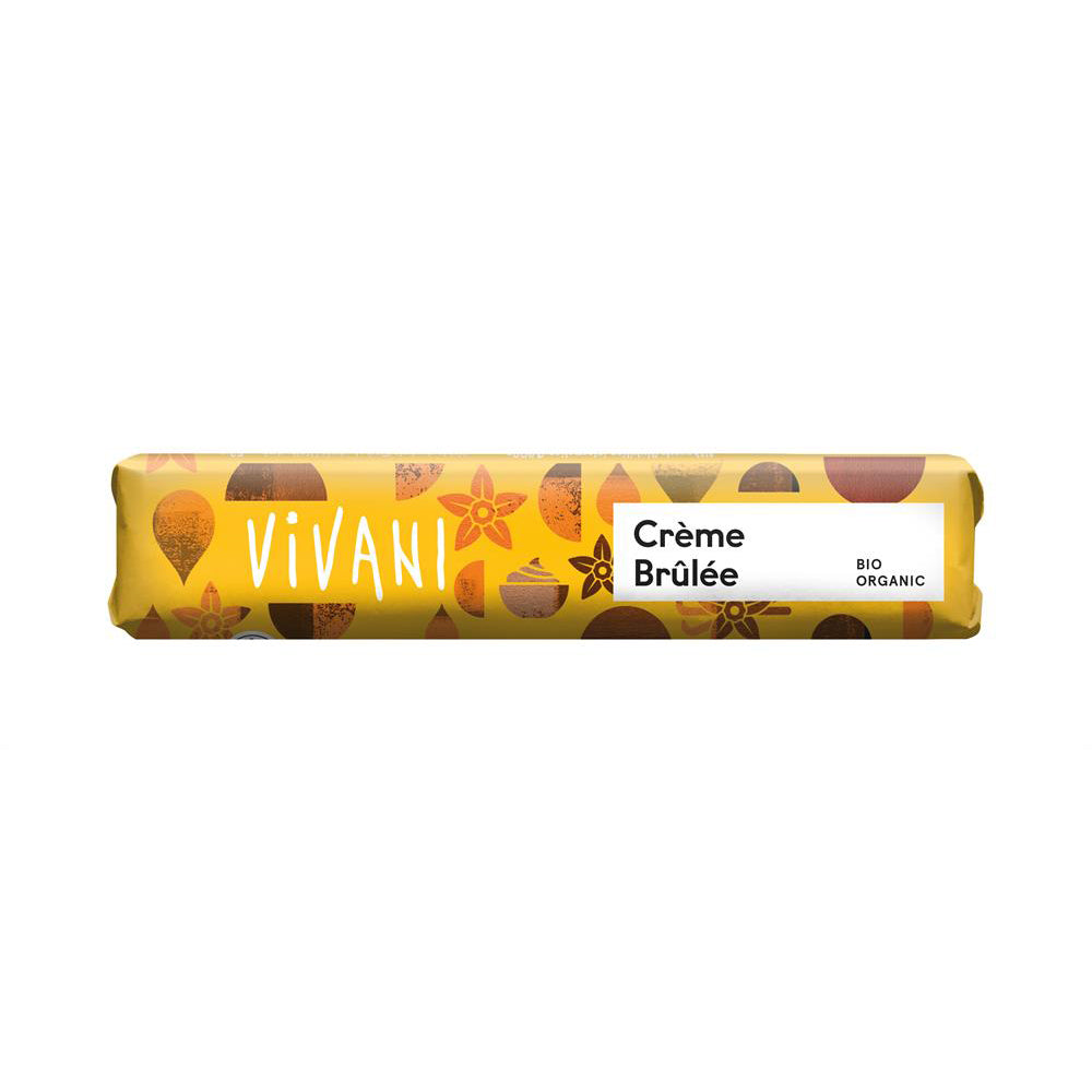 Mini Milk Chocolate Creme Brulee Organic 40g