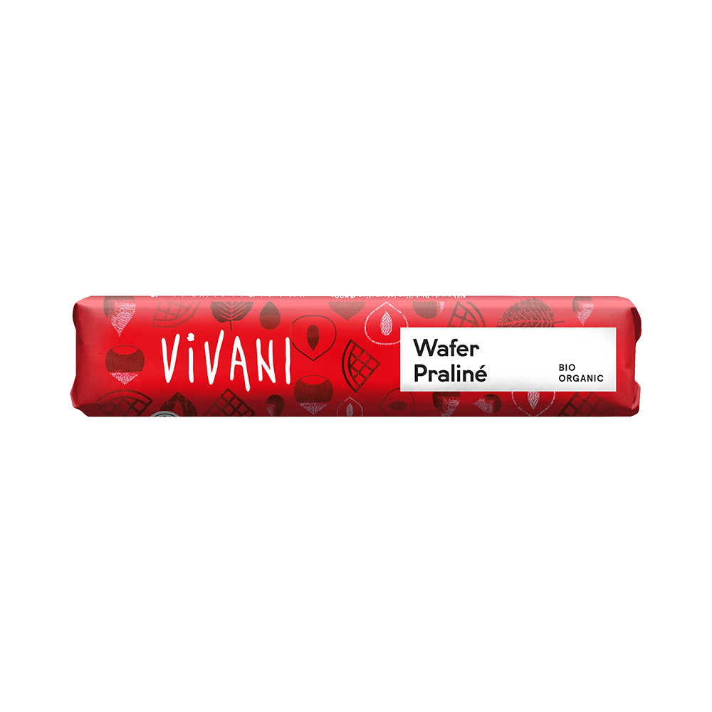 Mini Milk Chocolate Wafer Praline Organic 40g