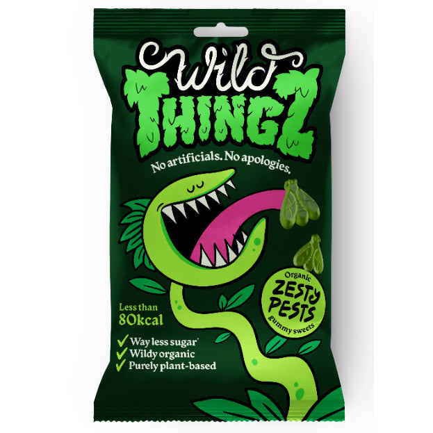 Wild Thingz Organic & Vegan Sweets Zesty Pests 25g
