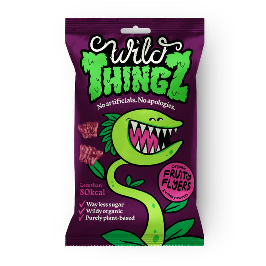 Wild Thingz Organic & Vegan Sweets Fruity Flyers 25g