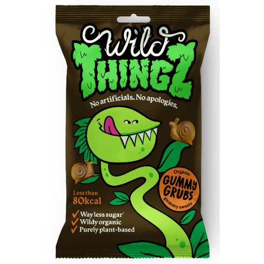 Wild Thingz Organic & Vegan Sweets Gummy Grubs 25g